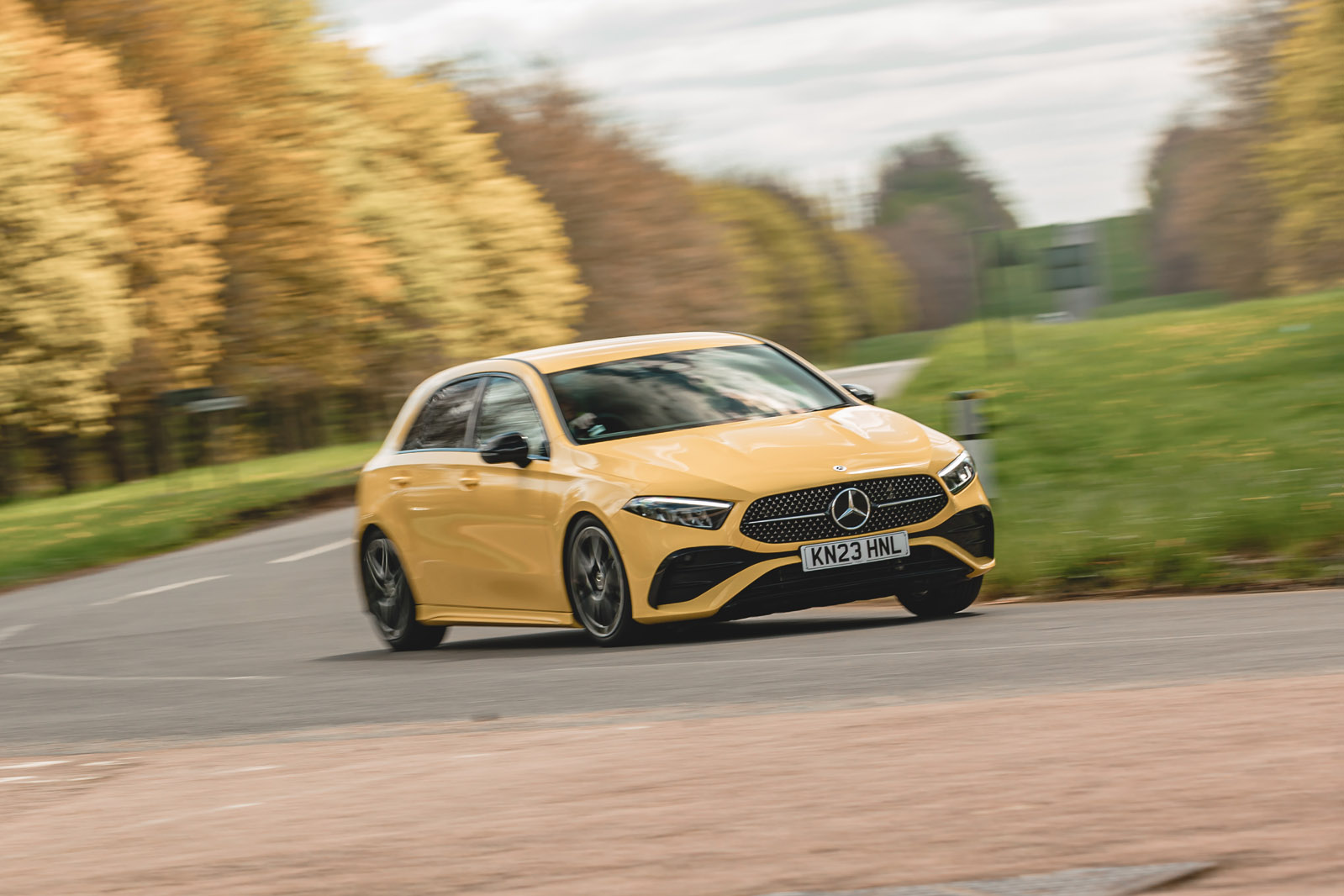 Mercedes Benz A Class RT front cornering