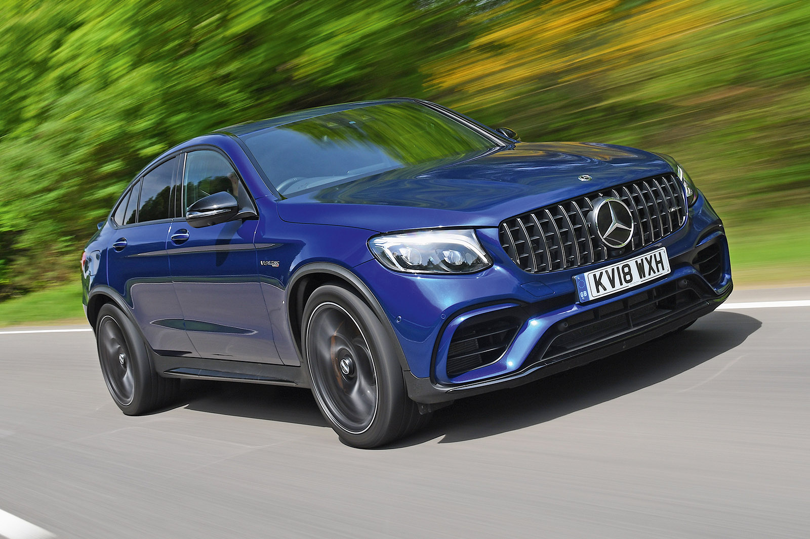 Mercedes-AMG GLC 63 S road test review hero front