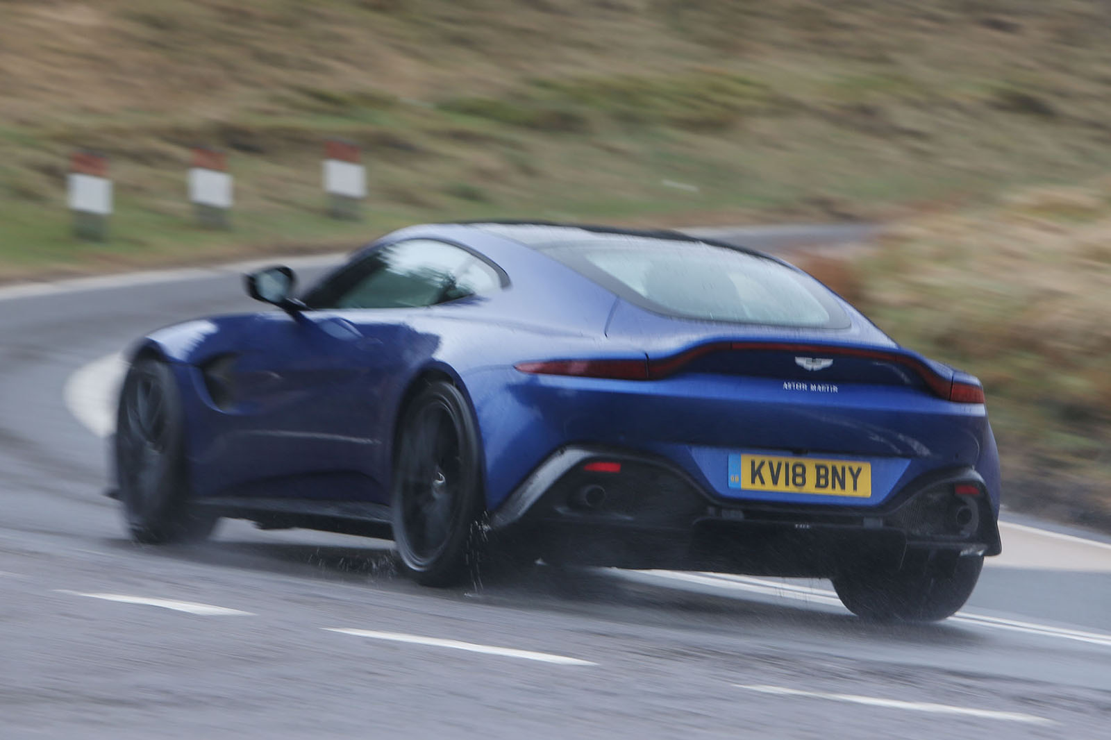 Aston Martin Vantage 2018 review hero rear