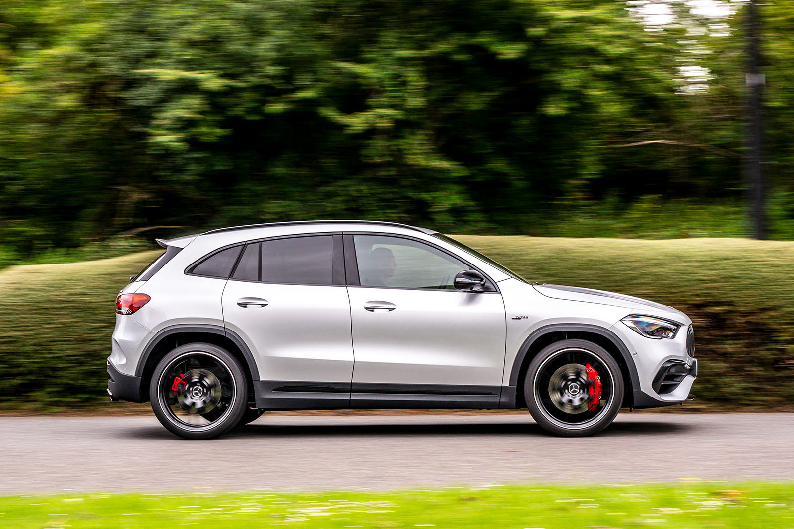 Mercedes-AMG GLA 45 S Plus 2020 road test review - hero side