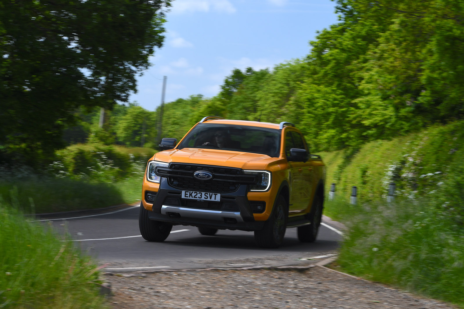 20 Ford Ranger RT 2023 cornering front