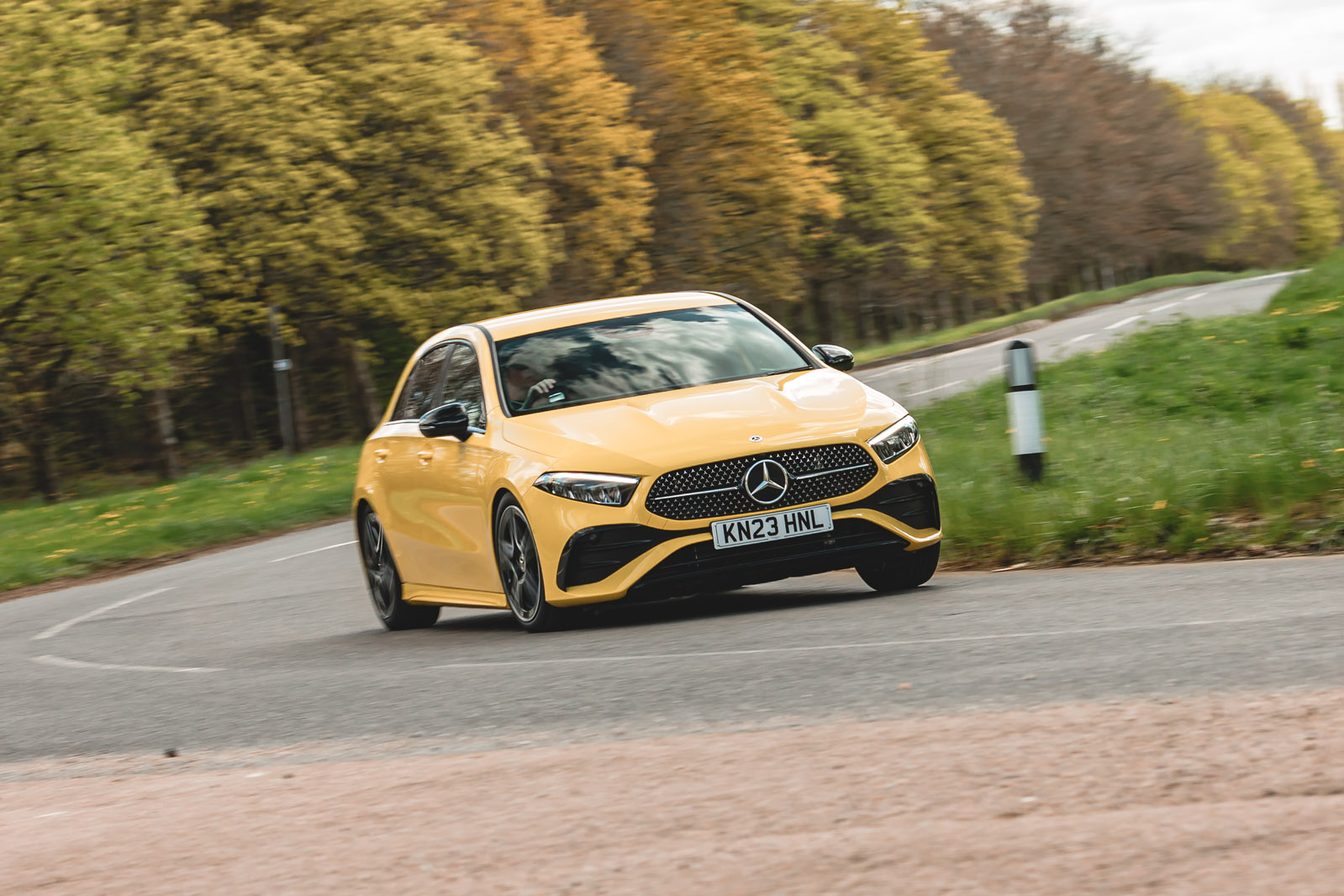 Mercedes Benz A Class RT front cornering