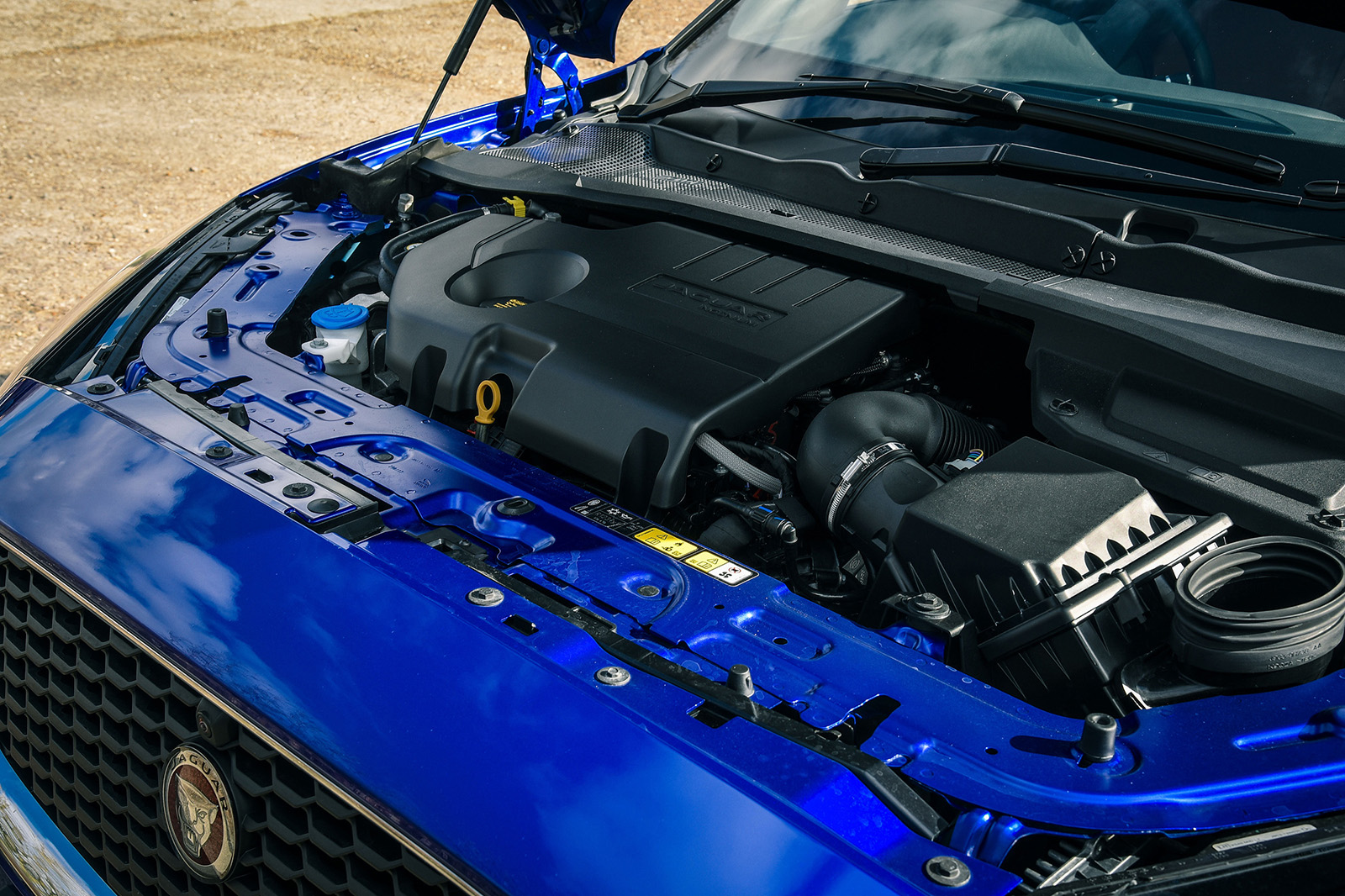 Jaguar E-Pace review engine