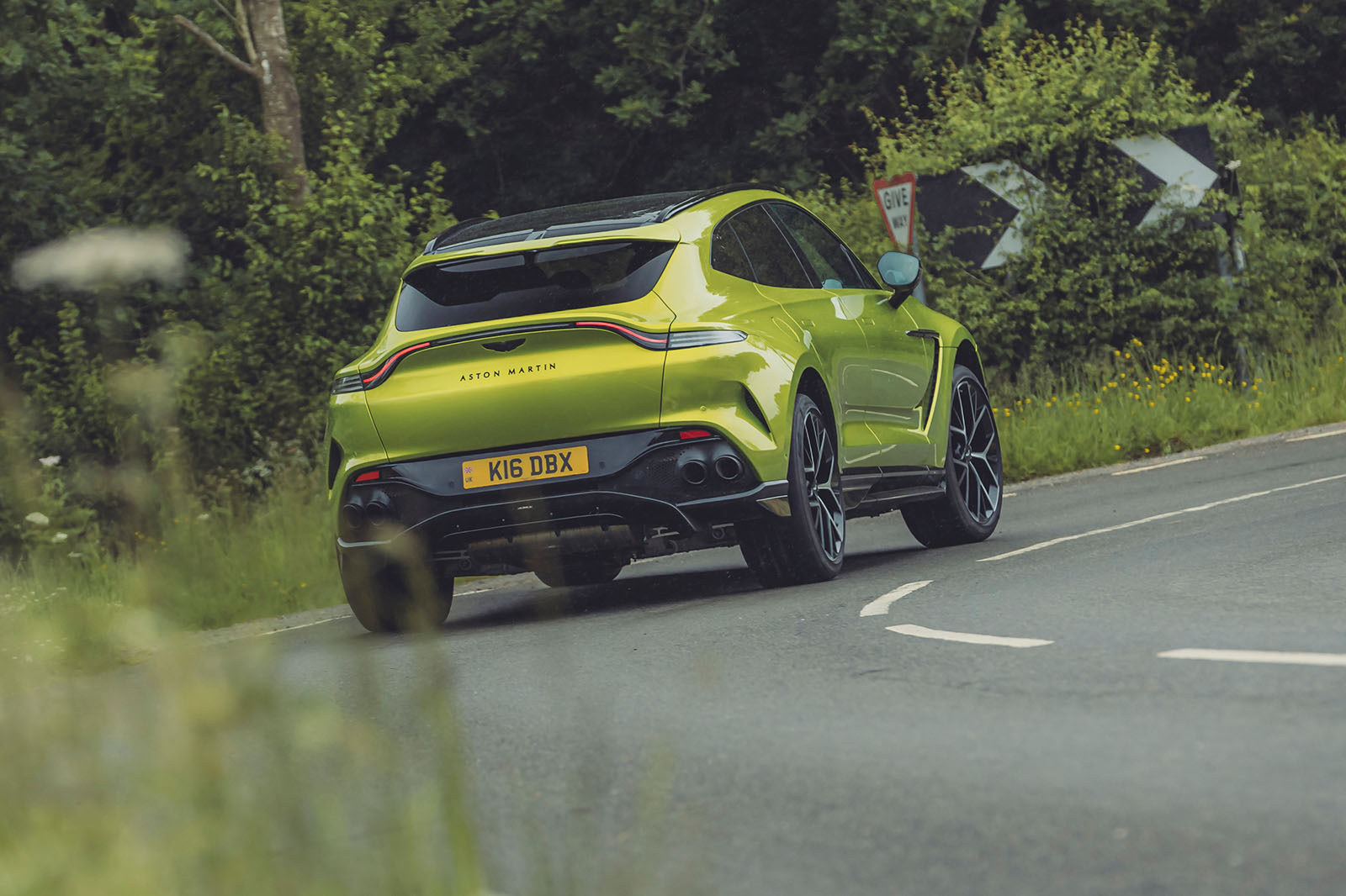 aston martin dbx 707 review 2024 20 rear cornering