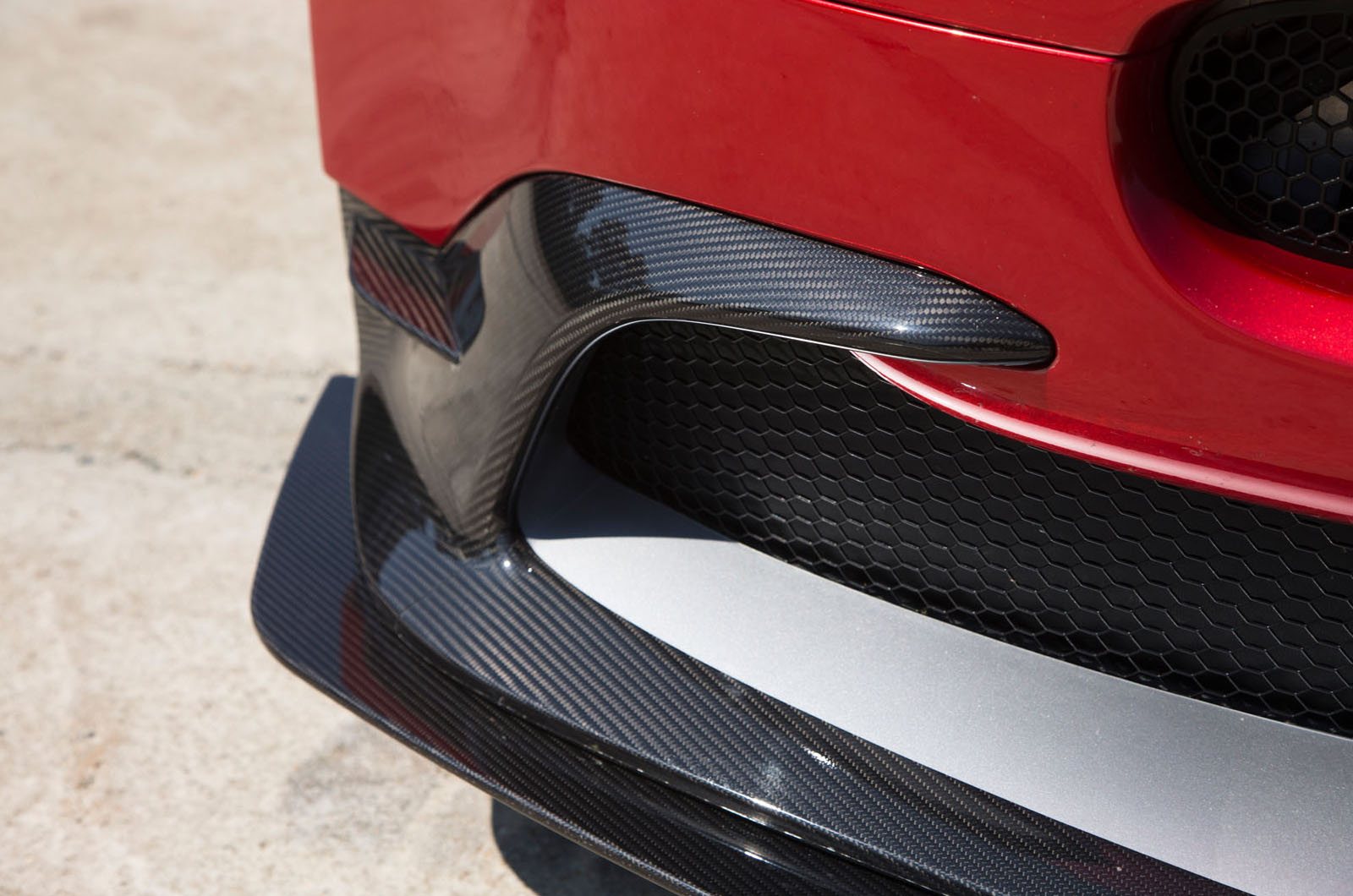 Aston Martin Vantage GT8 front splitter