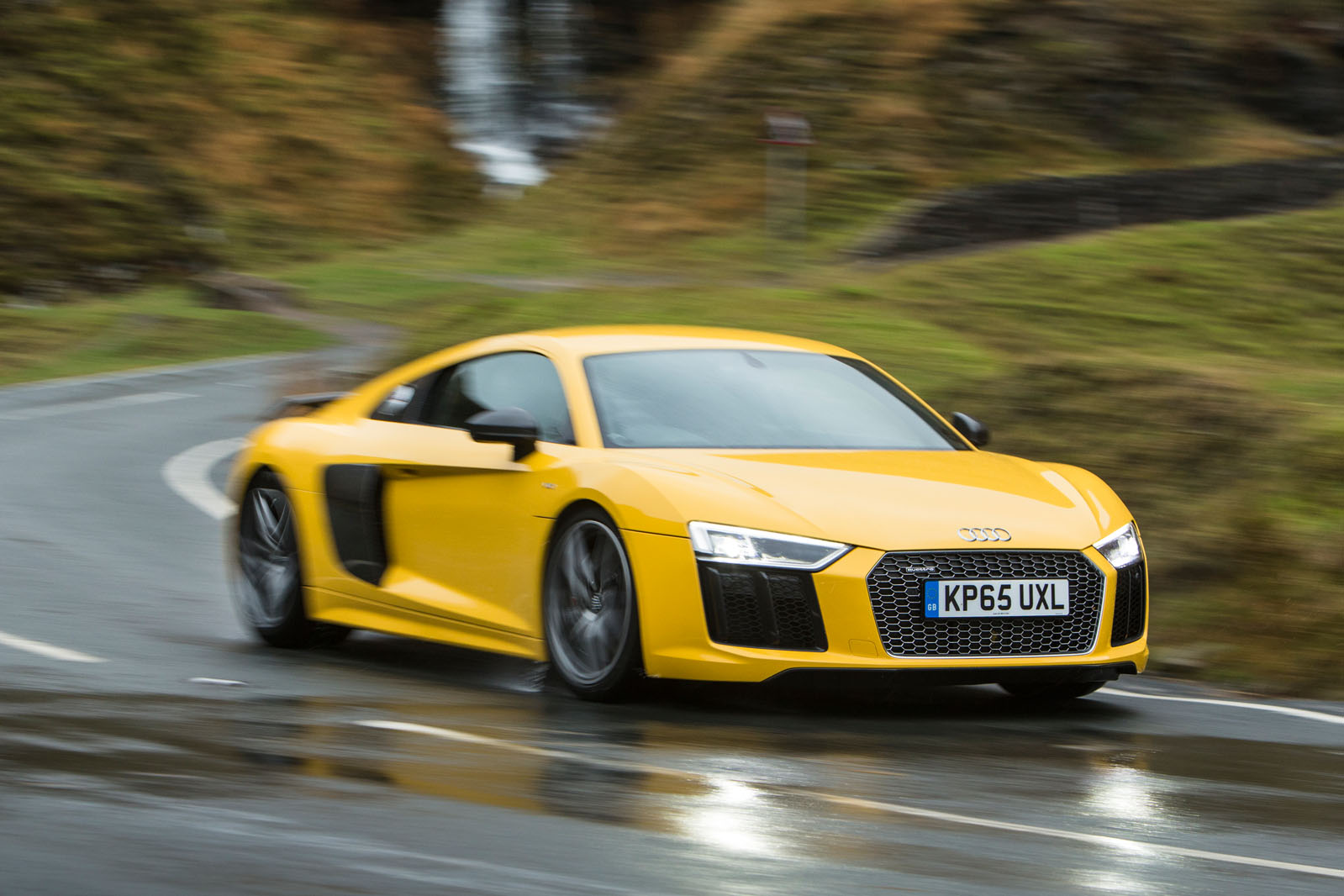 The second generation Audi R8 with the V10 engine