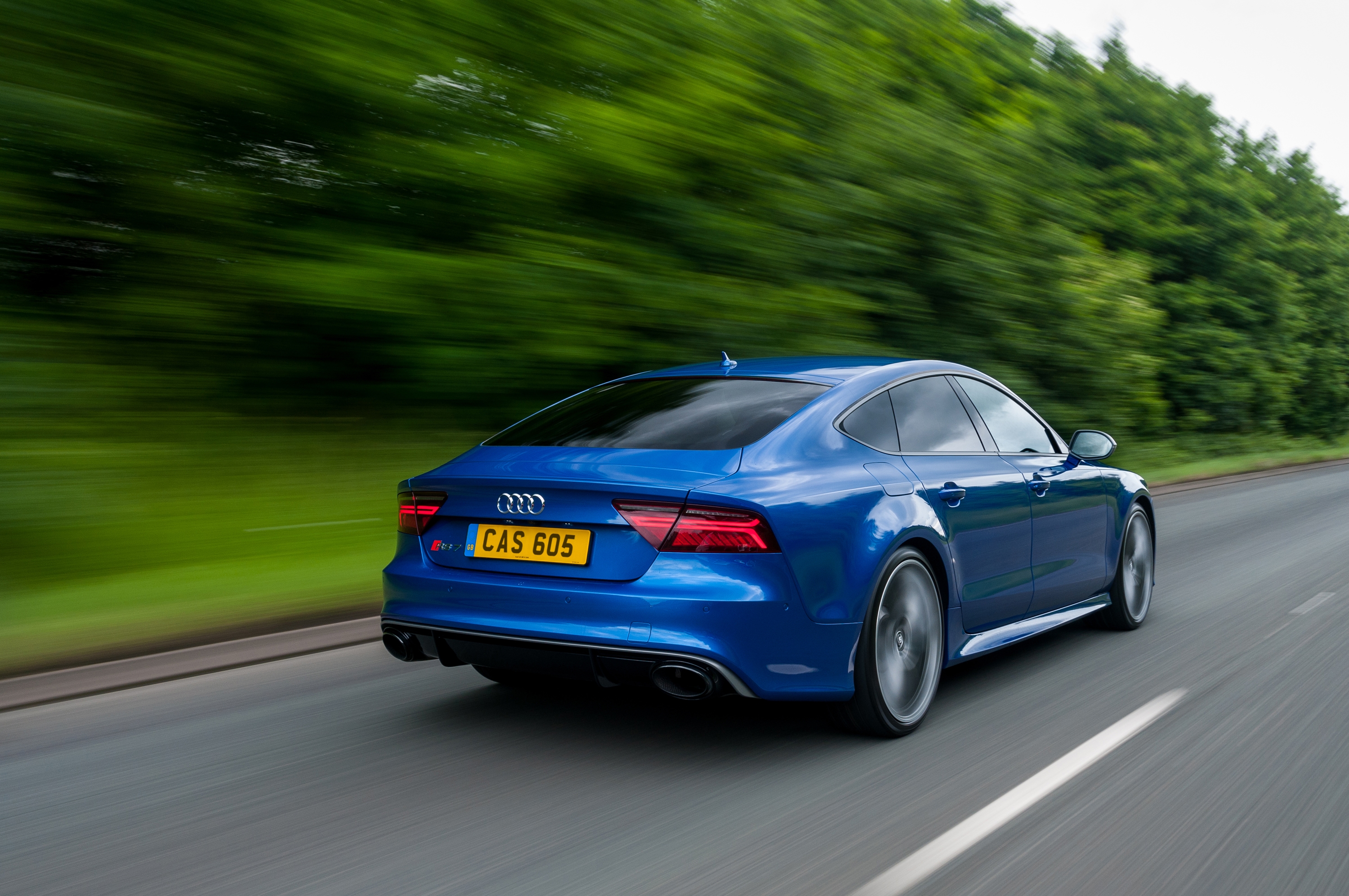 Audi RS7 rear cornering