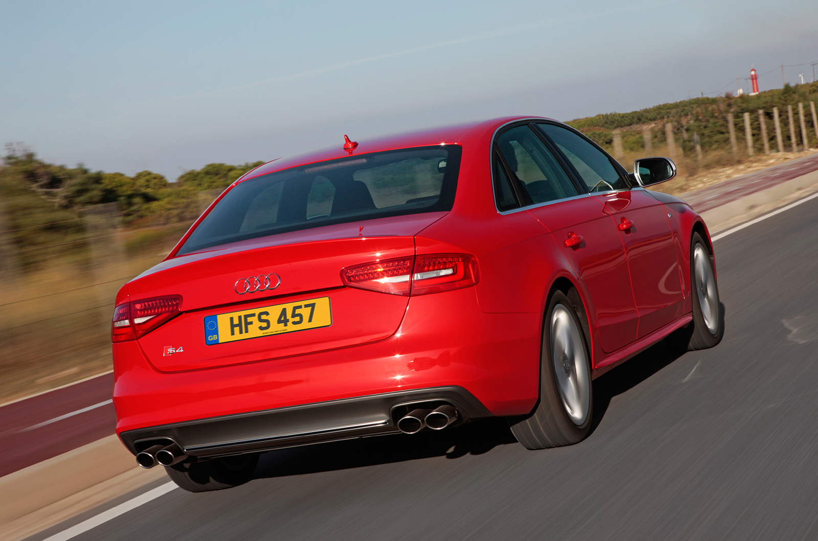 Audi S4 saloon rear