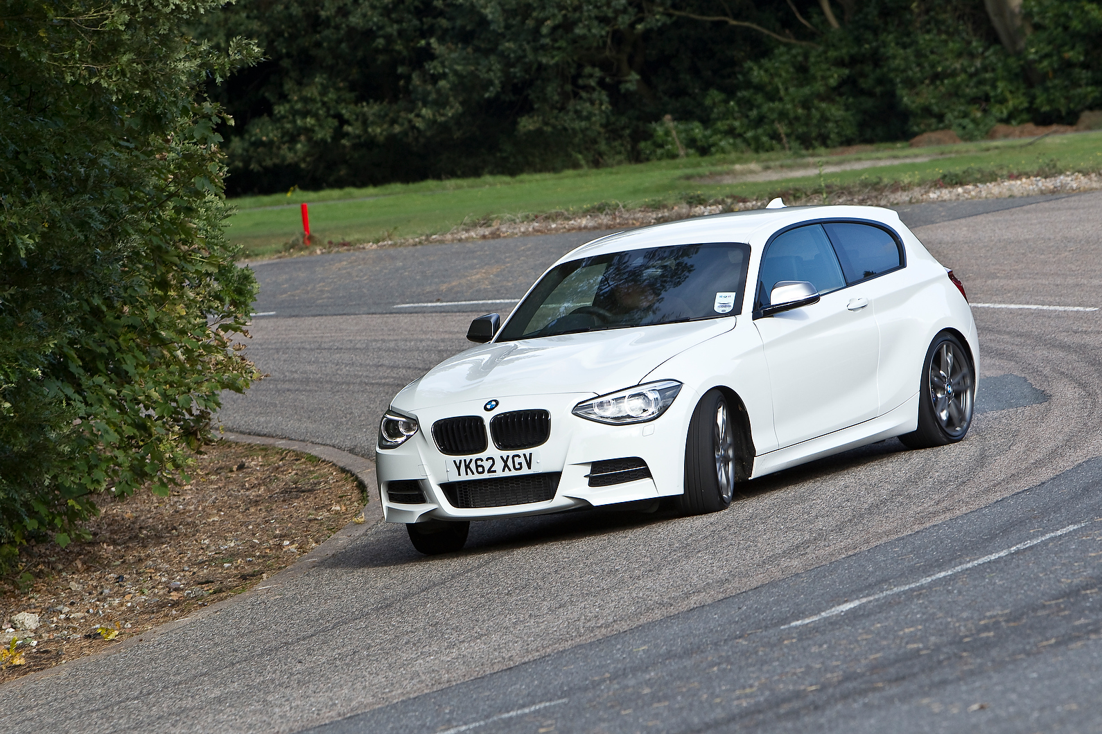 BMW M135i cornering