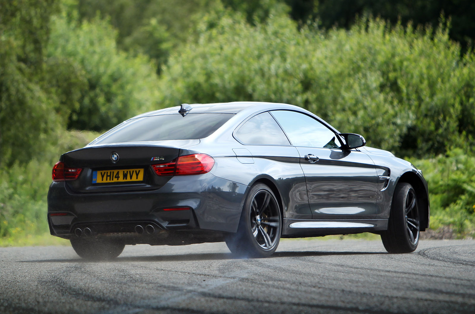 BMW M4 cornering