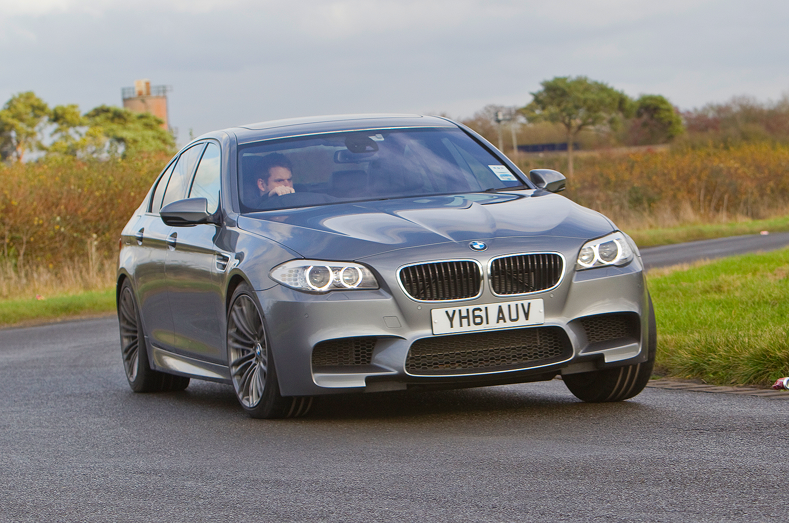 BMW M5 cornering