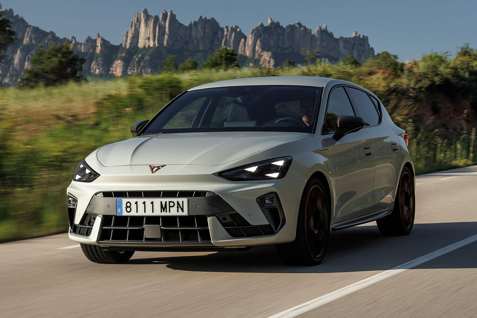 Cupra Leon front three quarter lead