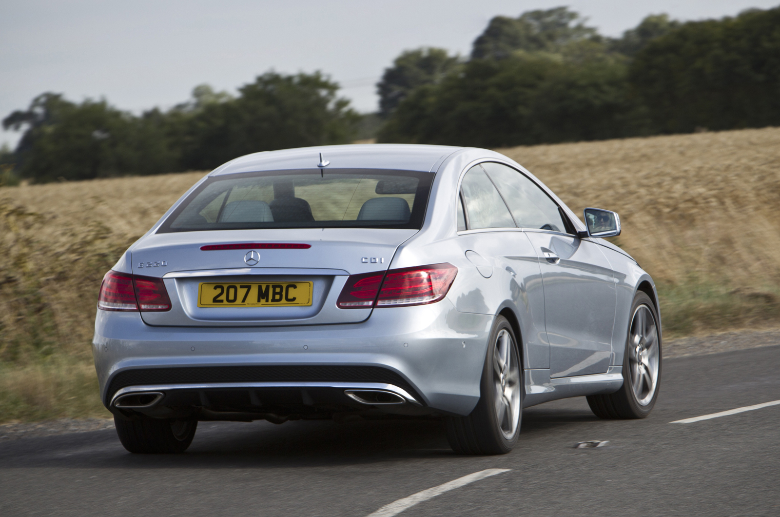 Mercedes-Benz E-Class Coupé rear cornering