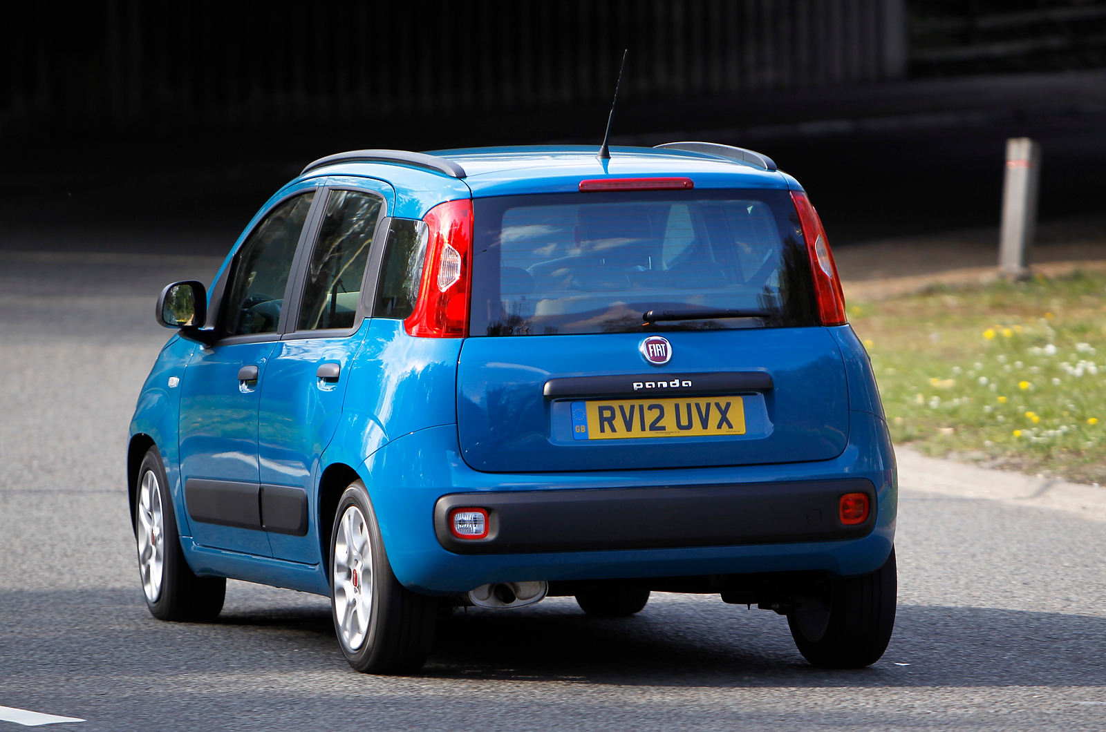 Fiat Panda rear cornering