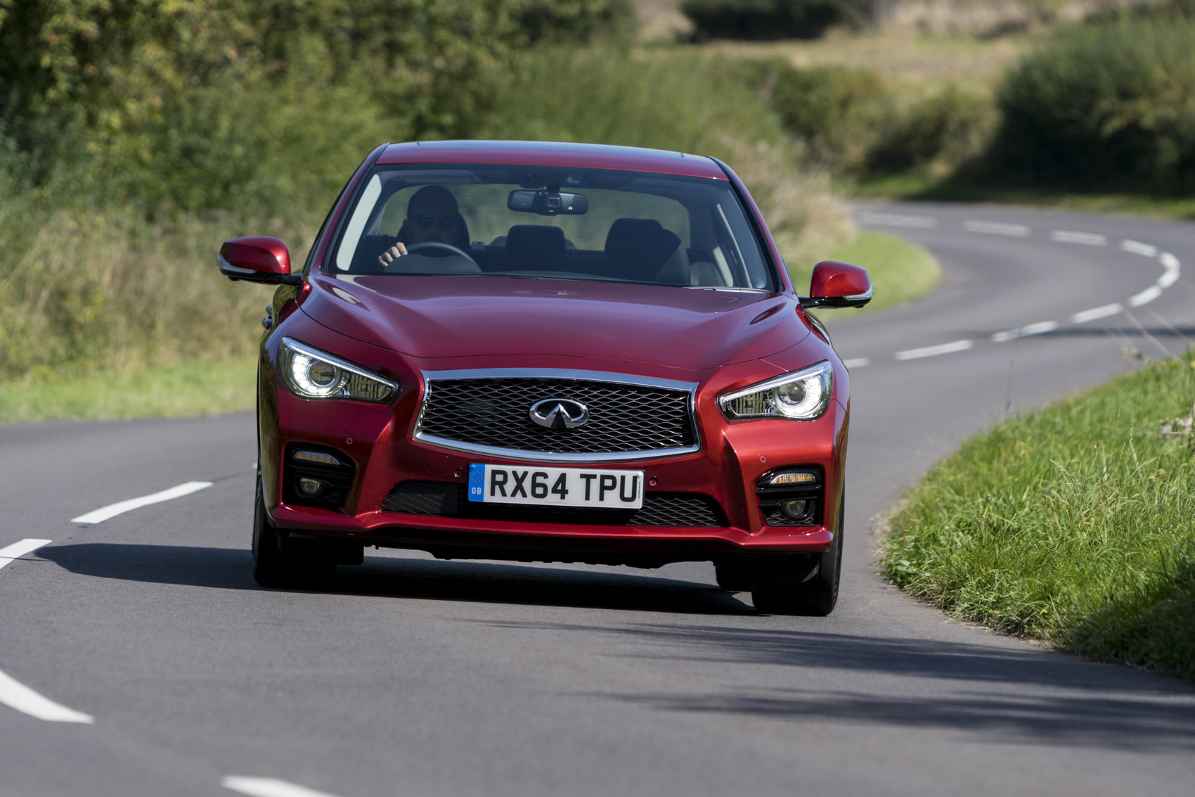 Infiniti Q50 cornering