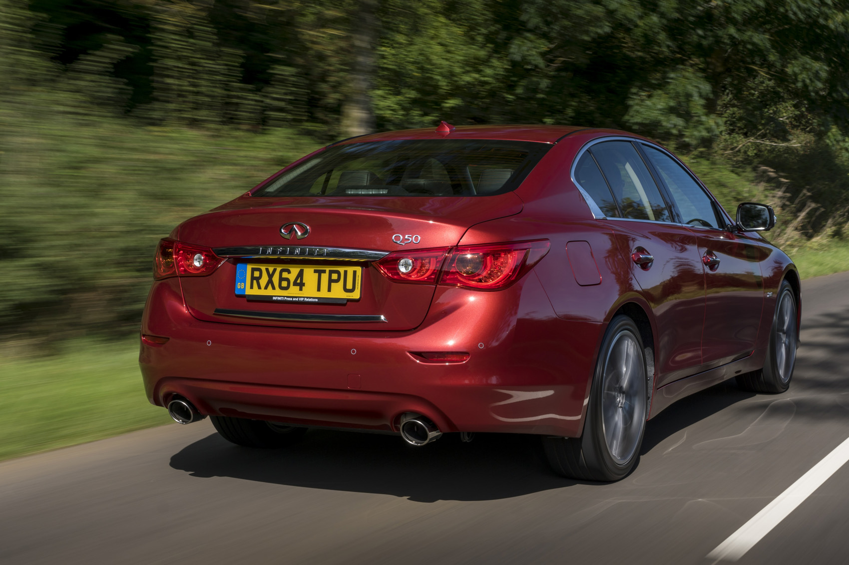 Infiniti Q50 rear