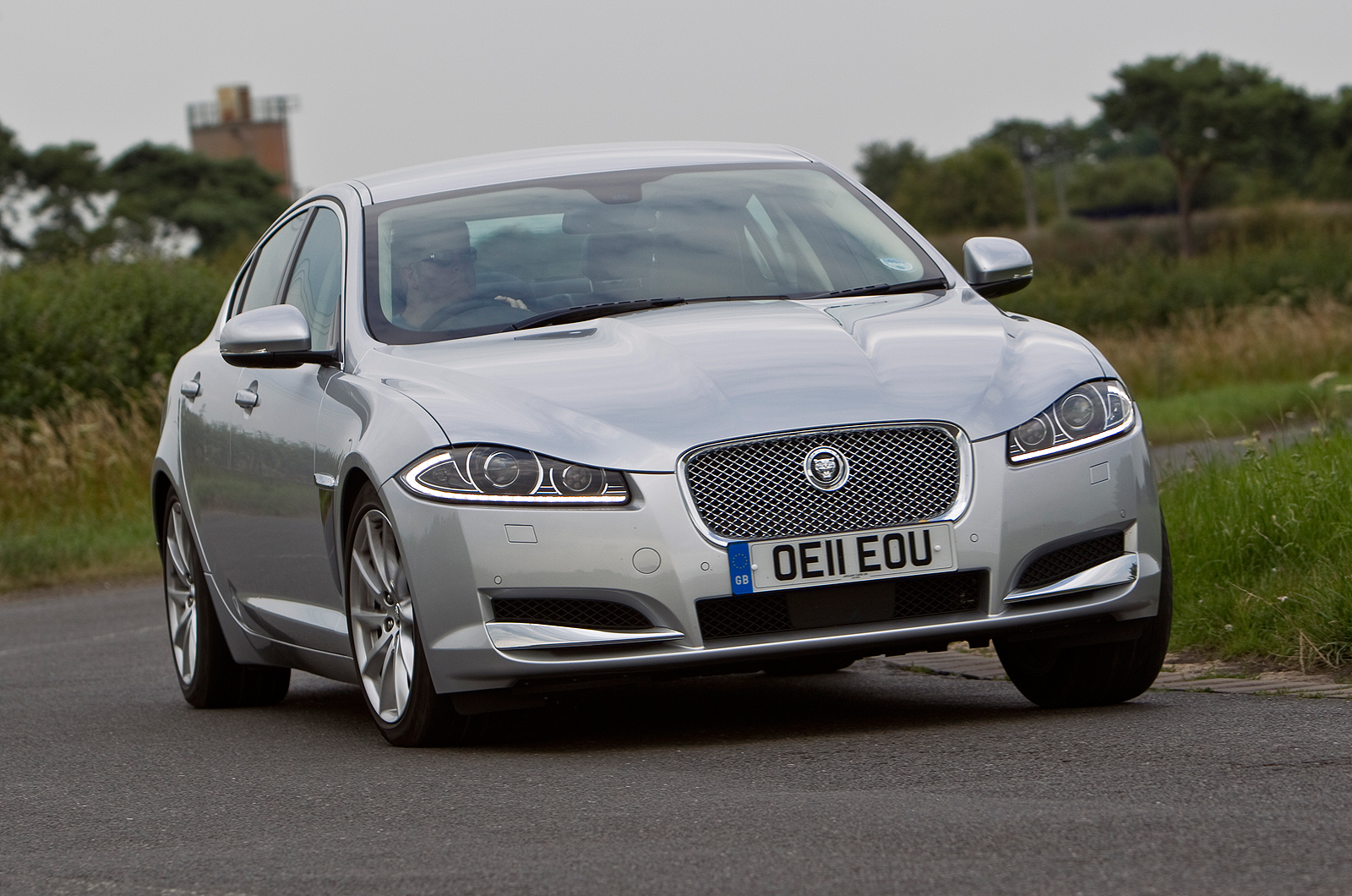 Jaguar XF cornering