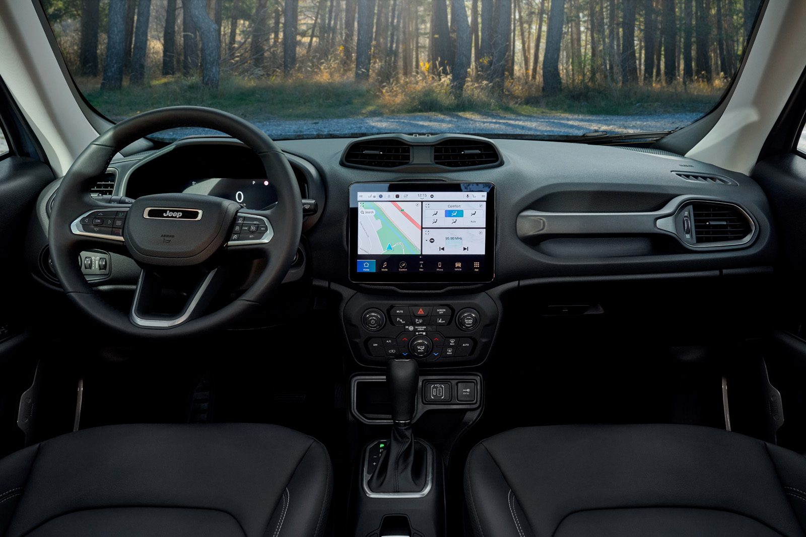 Jeep Renegade full front interior