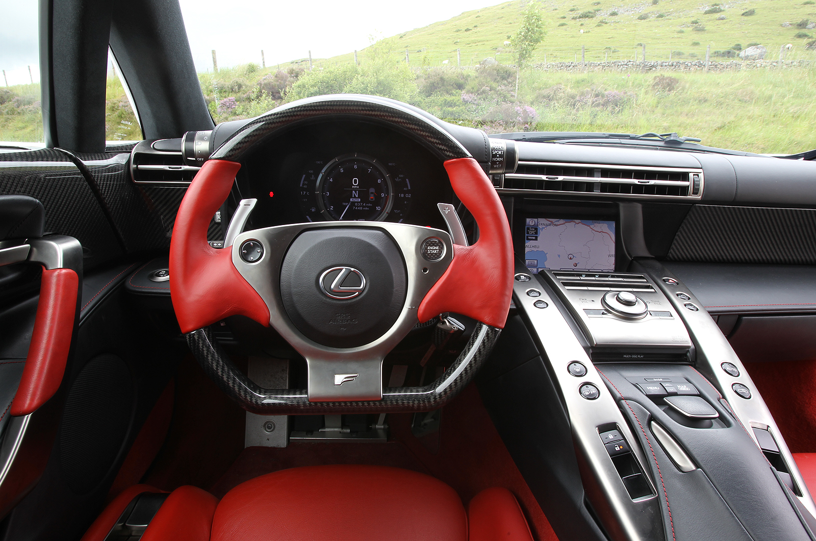 Lexus LFA dashboard