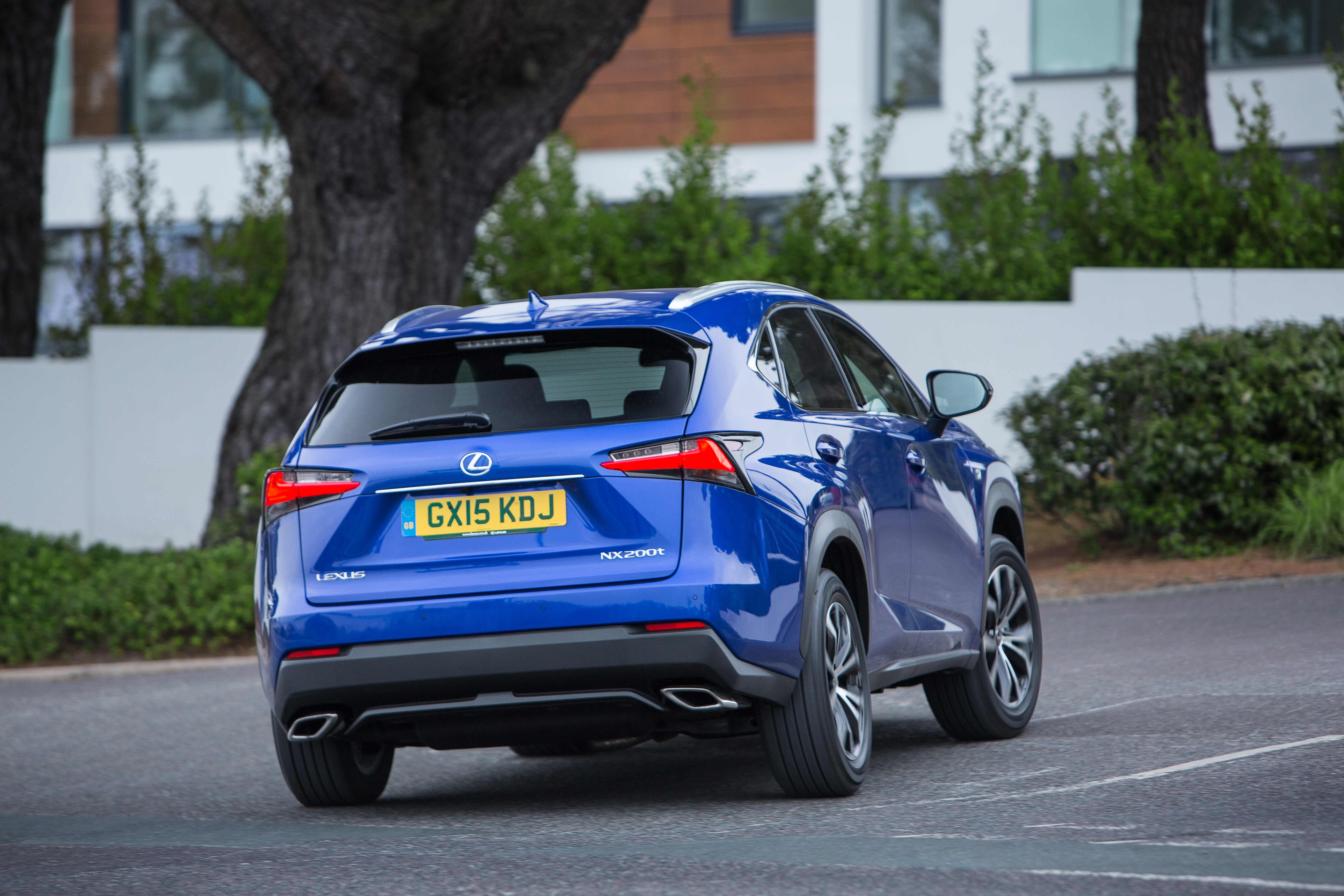 Lexus NX rear cornering