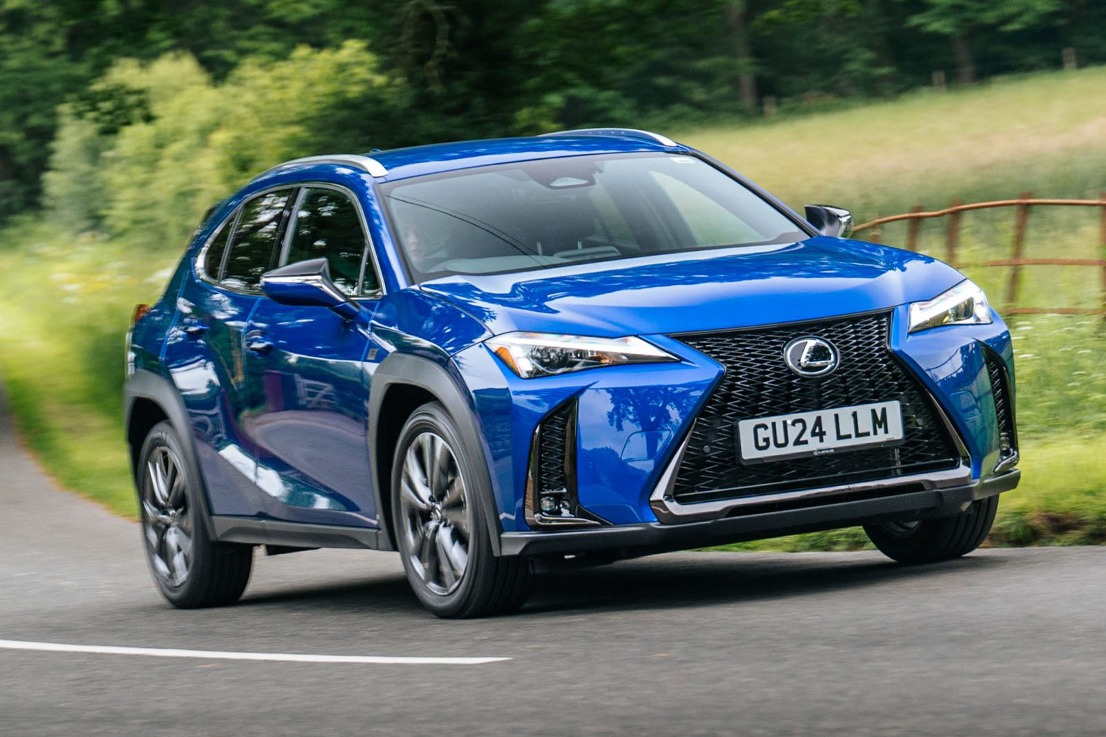 lexus ux300h review 2024 01 front cornering