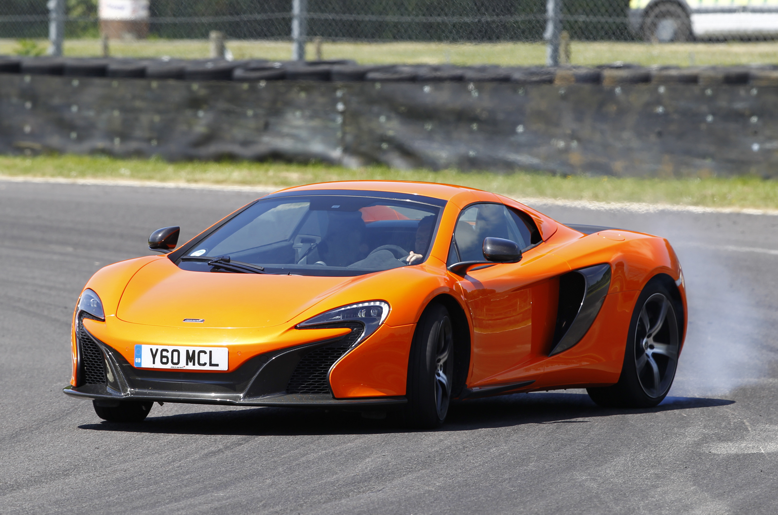 McLaren 650S Spider hard cornering