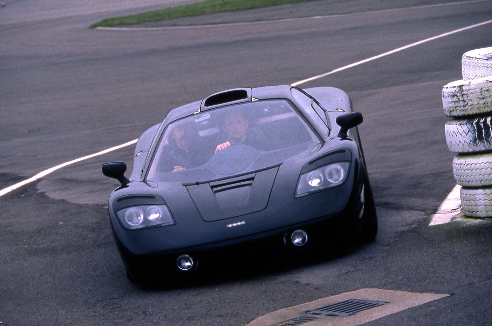 McLaren F1 hard cornering