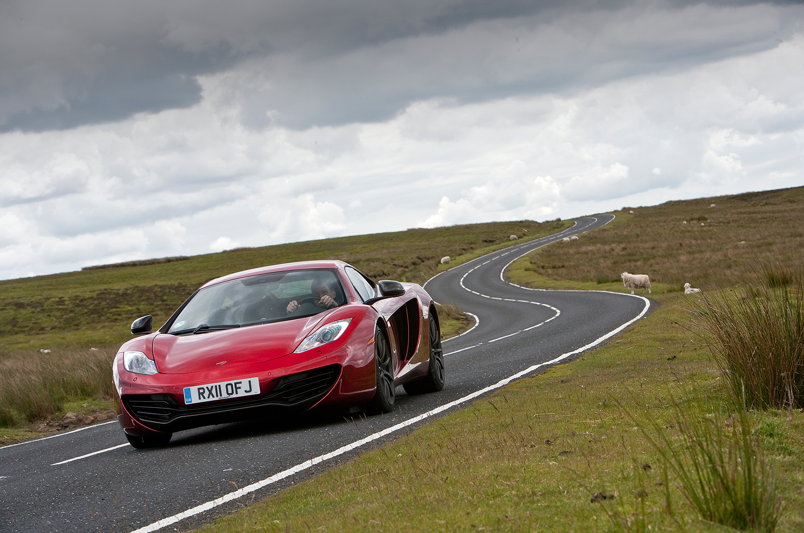 McLaren 12C cornering