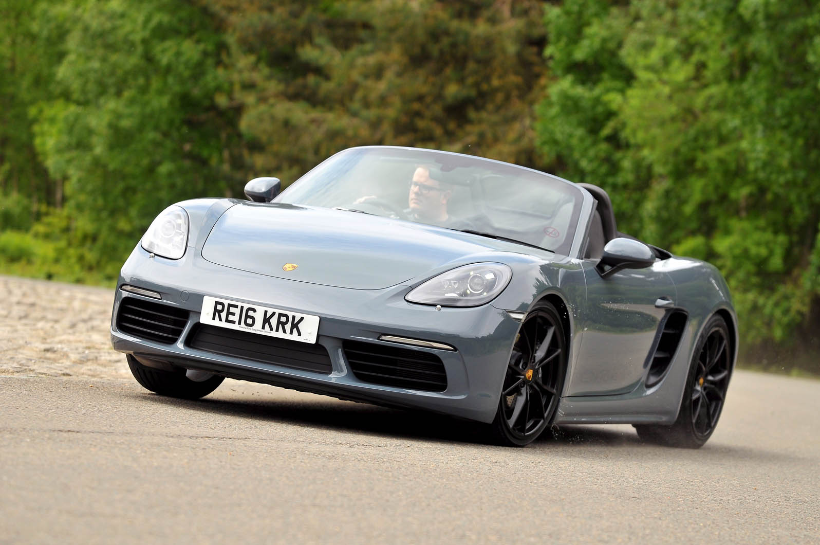 Porsche 718 Boxster cornering