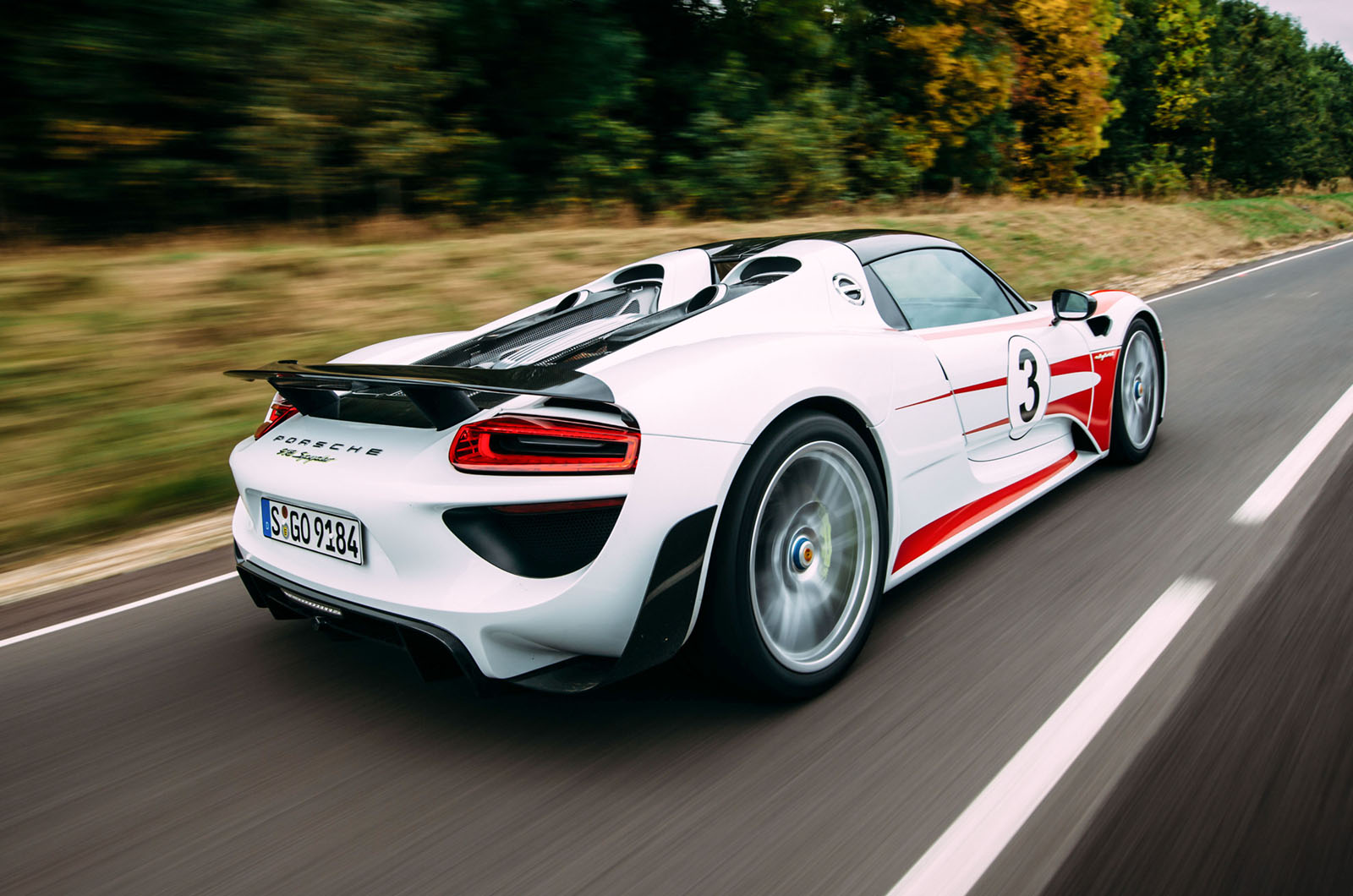 Porsche 918 Spyder rear