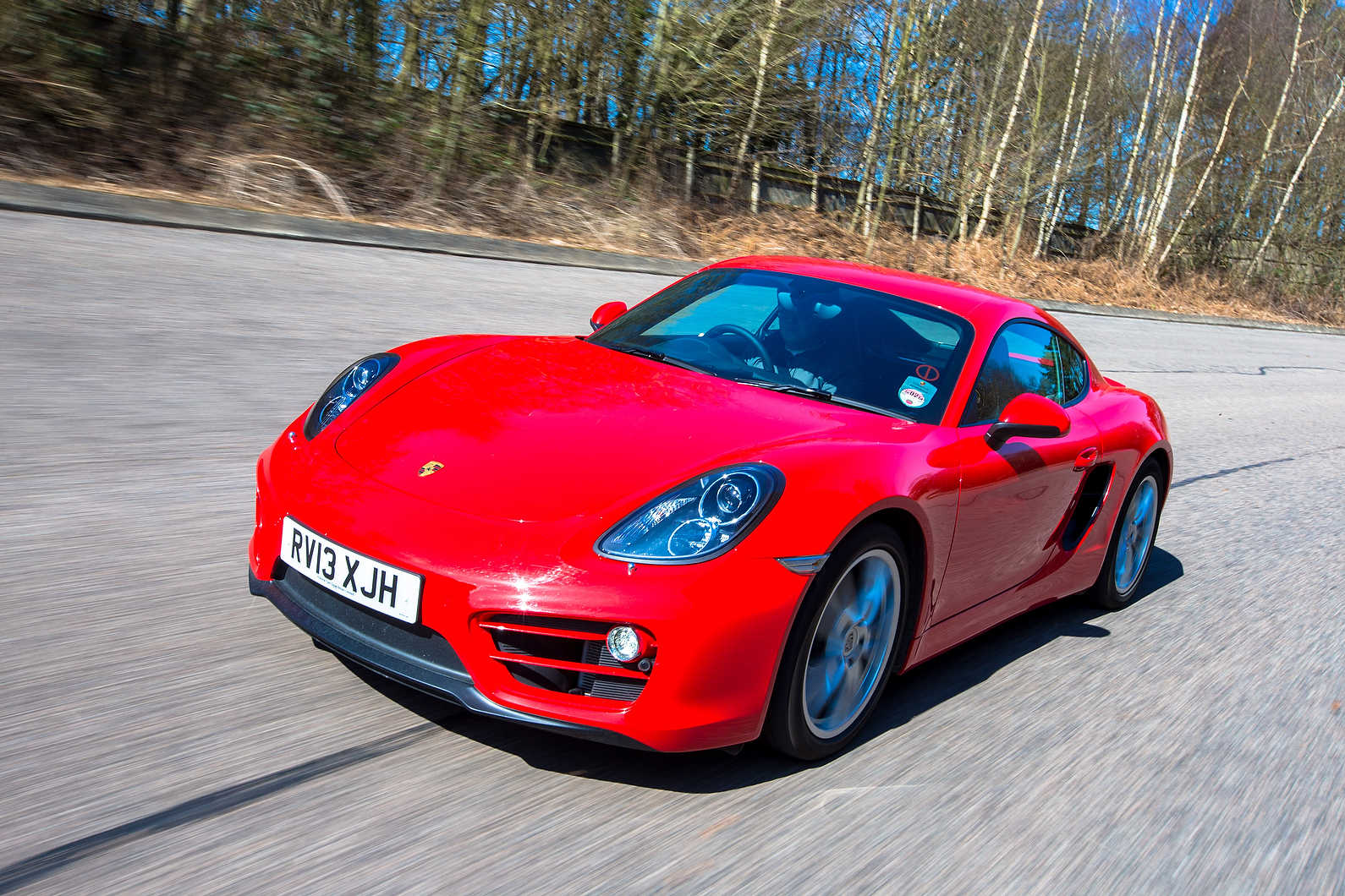 Porsche Cayman front quarter