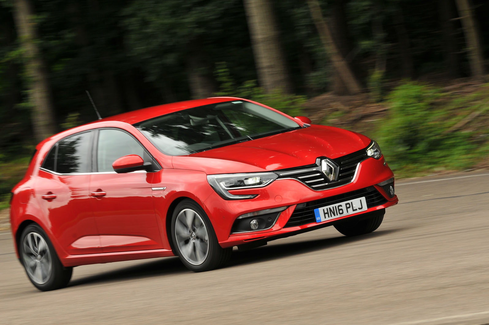 Renault Megane cornering