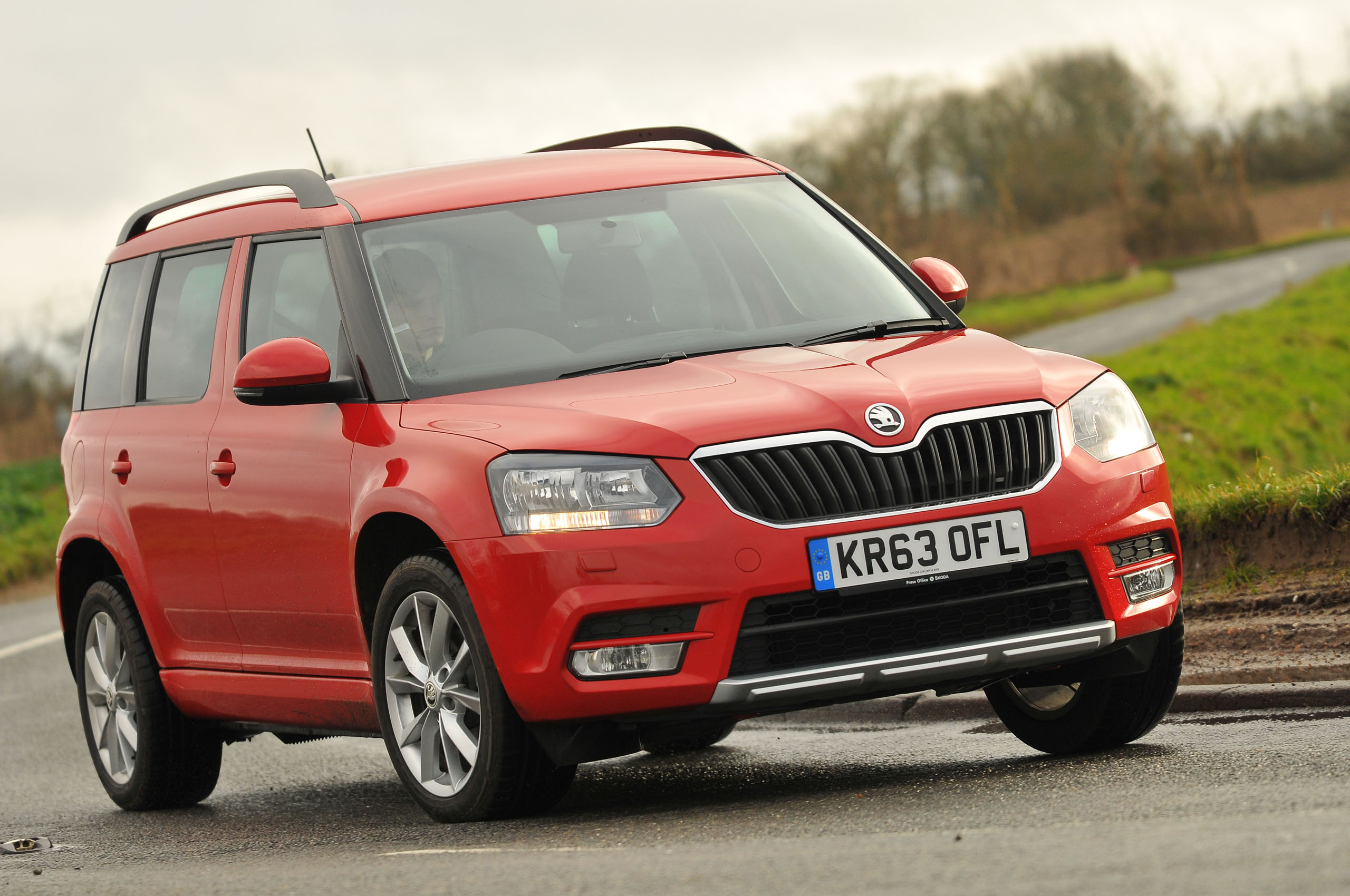 Skoda Yeti cornering