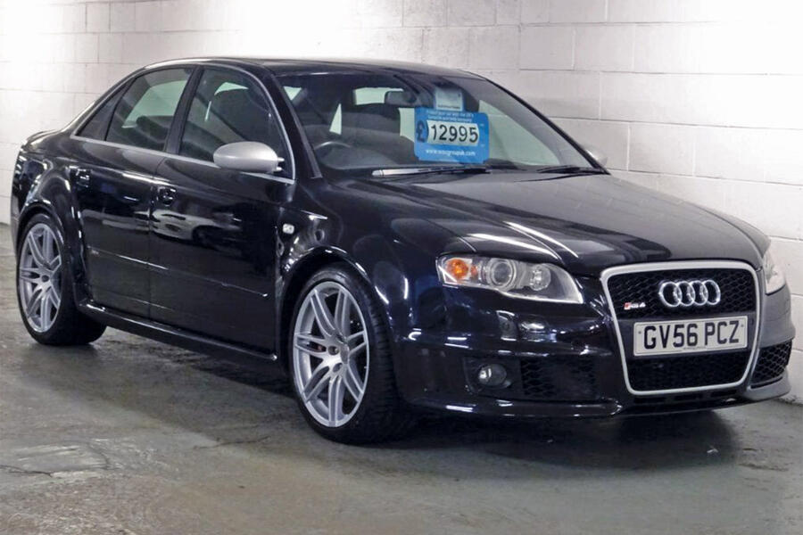 1 Audi rs4 one we found static front