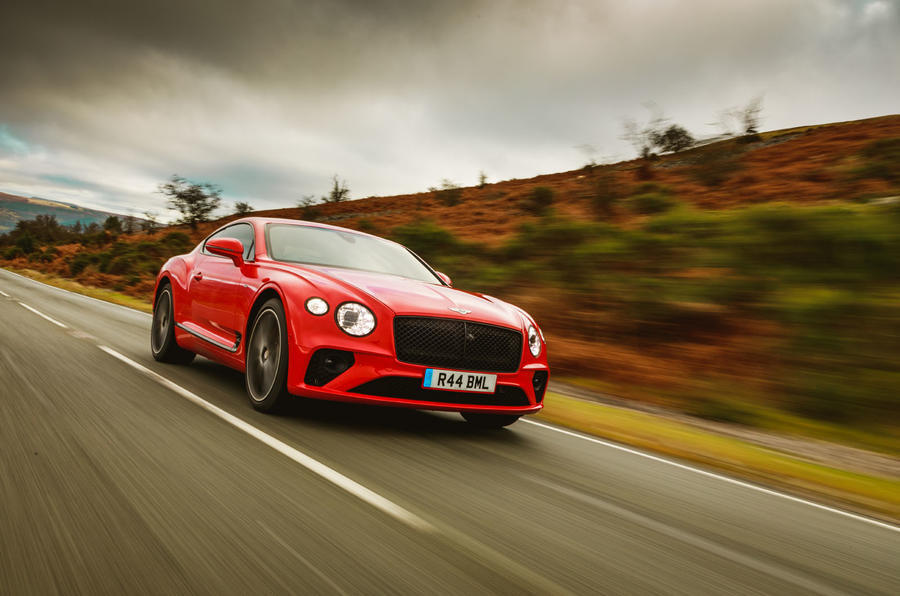 1 Bentley continental gt v8 2020 uk fd hero front