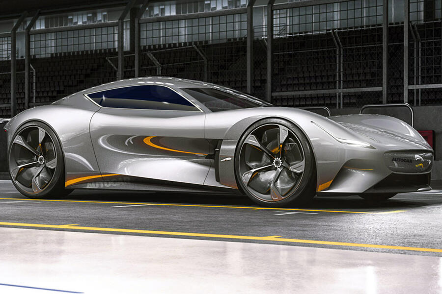 1 Jaguar f type render static side