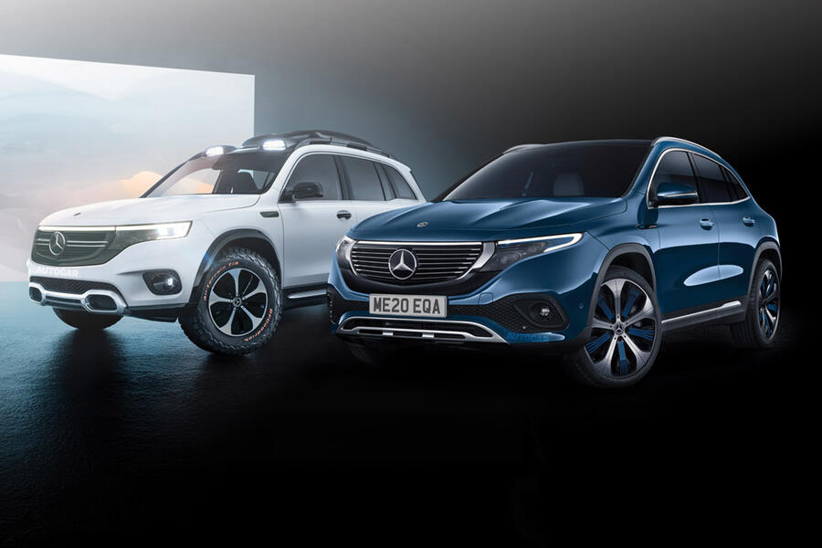 1 Mercedes benz eqb and eqa render static front