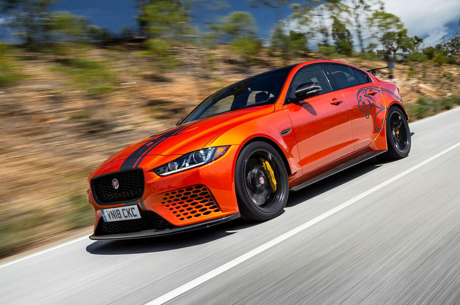 10 Jaguar xe sv project 8 2018 hero front