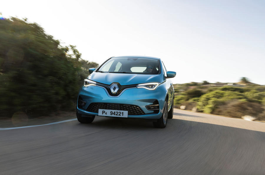 12 Renault zoe gt line r135 2019 fd otr nose 0