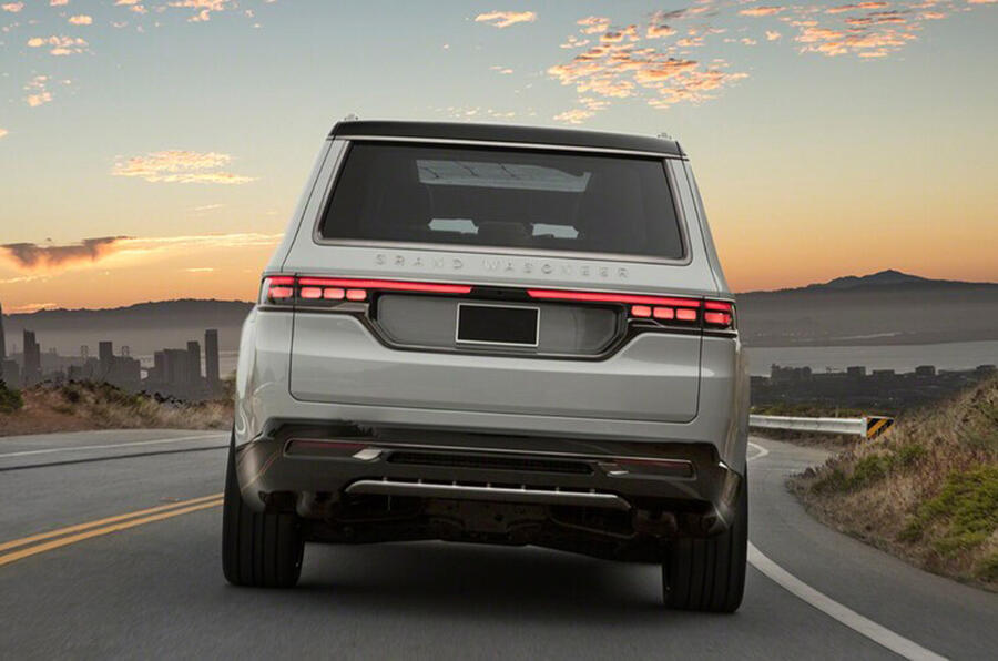 2022 Jeep grand wagoneer concept rear motion