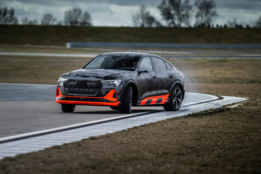 3 Audi e tron s 2020 hero front