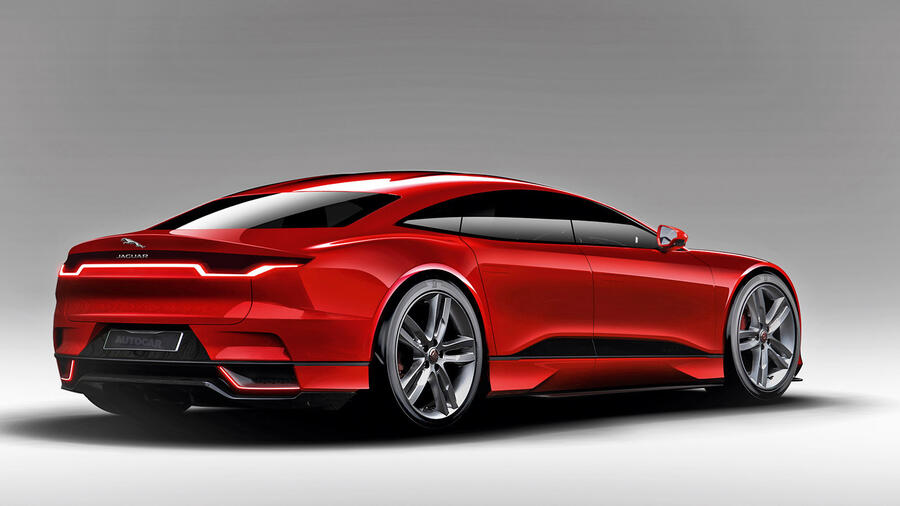 3 Jaguar xj render static rear