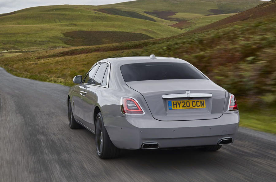 3 Rolls royce ghost 2020 uk fd hero rear 0