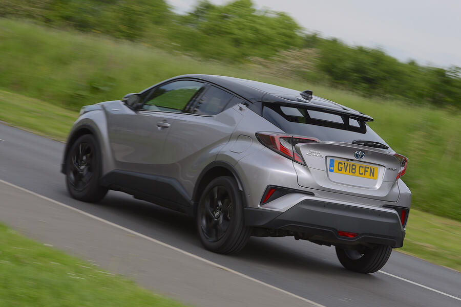 3 Toyota c hr nearly new guide 2021 rear