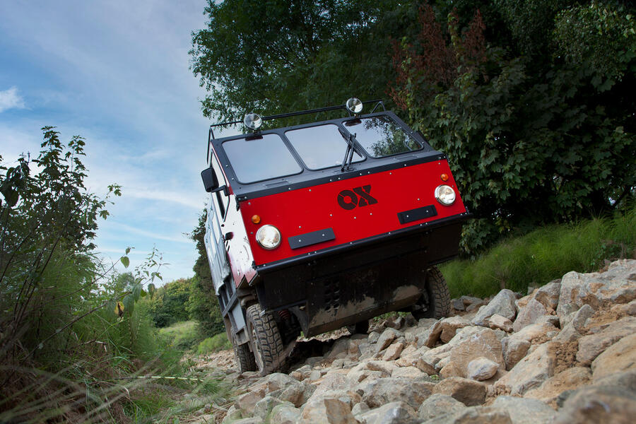 3 Ox truck in transit