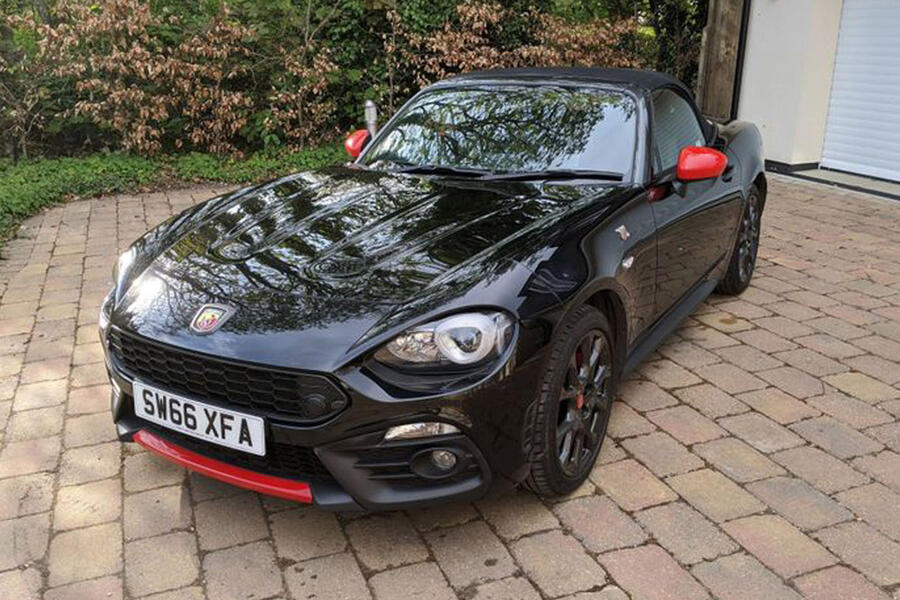 6 Abarth 124 spider static front