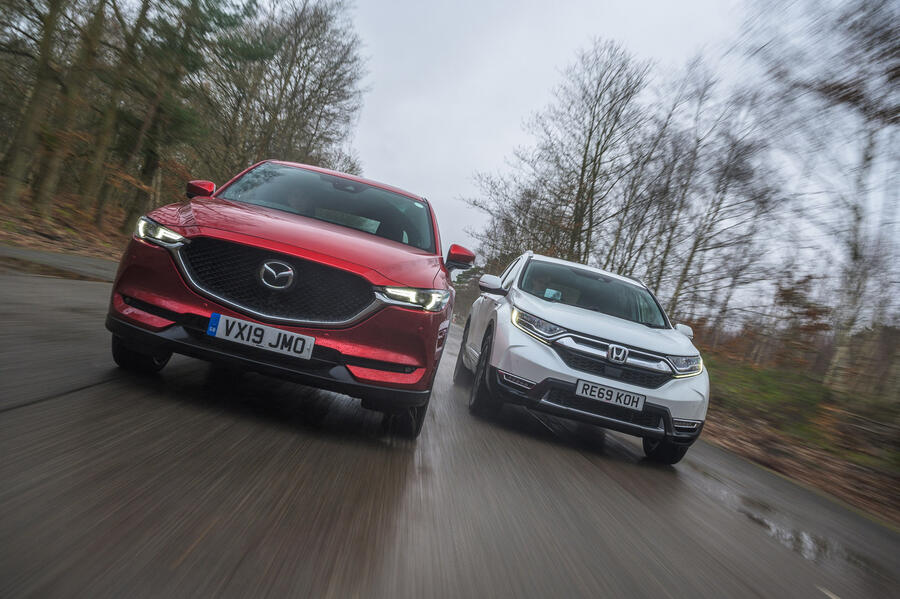 6 Hybrid mega test mazda cx5 and honda crv