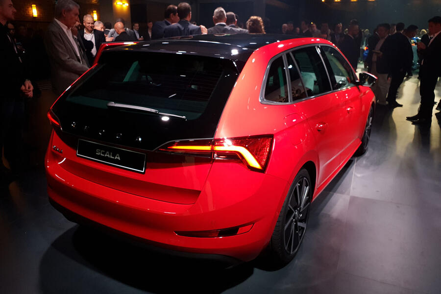6skoda scala official reveal stage