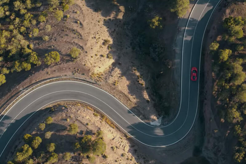 79 Ferrari f8 tributo 2019 ride aerial