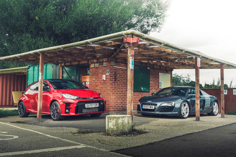 79 New gr yaris vs used r8 static